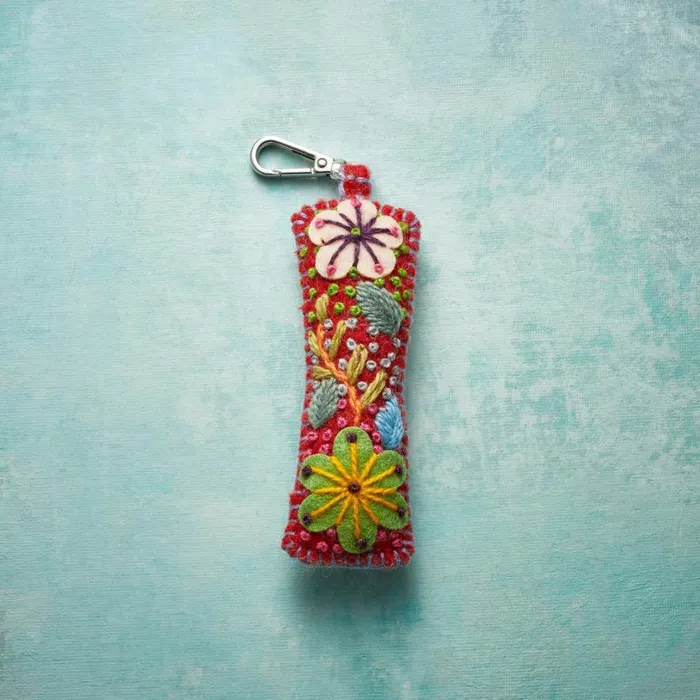 Women Fleur De Felt Initial Clip Multi Sundance Catalog Personalization Women Fleur De Felt Initial Clip Multi Sundance Catalog Personalization