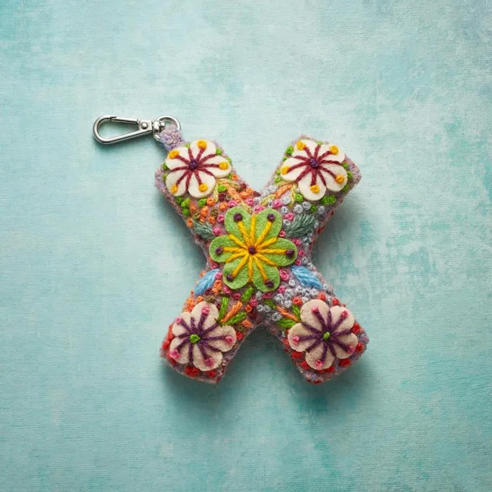 Women Fleur De Felt Initial Clip Multi Sundance Catalog Personalization Women Fleur De Felt Initial Clip Multi Sundance Catalog Personalization