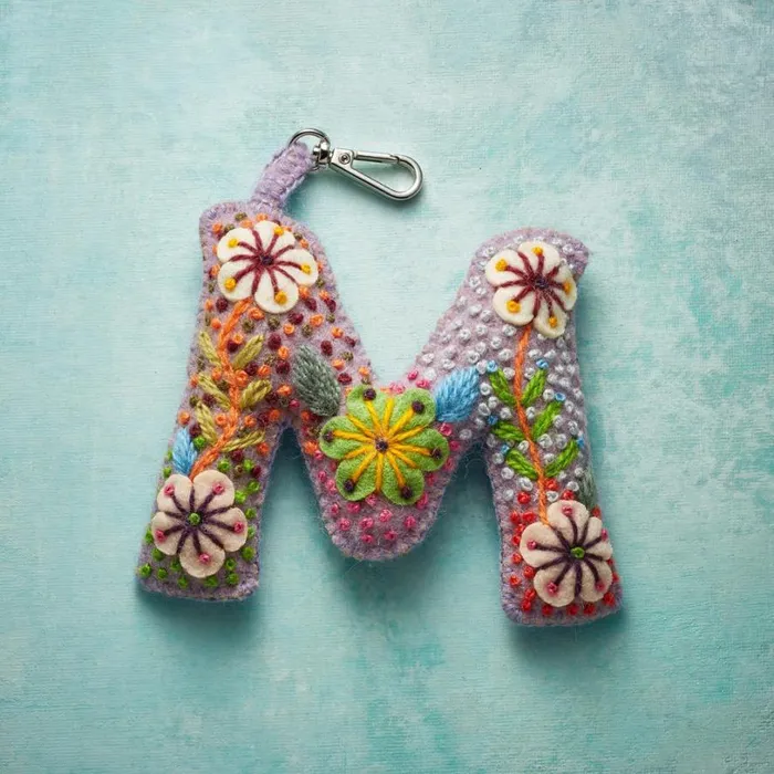 Women Fleur De Felt Initial Clip Multi Sundance Catalog Personalization Women Fleur De Felt Initial Clip Multi Sundance Catalog Personalization
