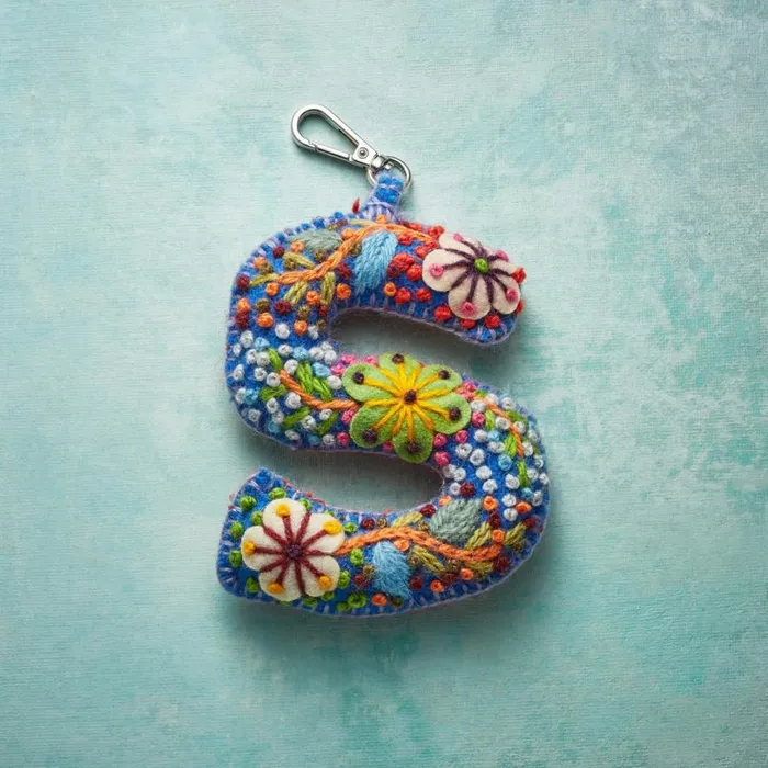 Women Fleur De Felt Initial Clip Multi Sundance Catalog Personalization Women Fleur De Felt Initial Clip Multi Sundance Catalog Personalization