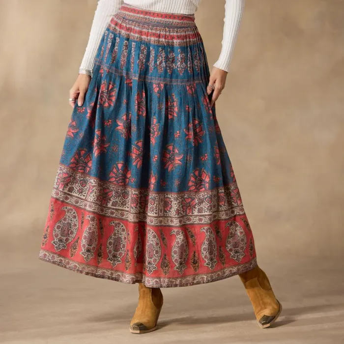 Women Flower Crowns Skirt Teal Sundance Catalog Skirts Women Flower Crowns Skirt Teal Sundance Catalog Skirts