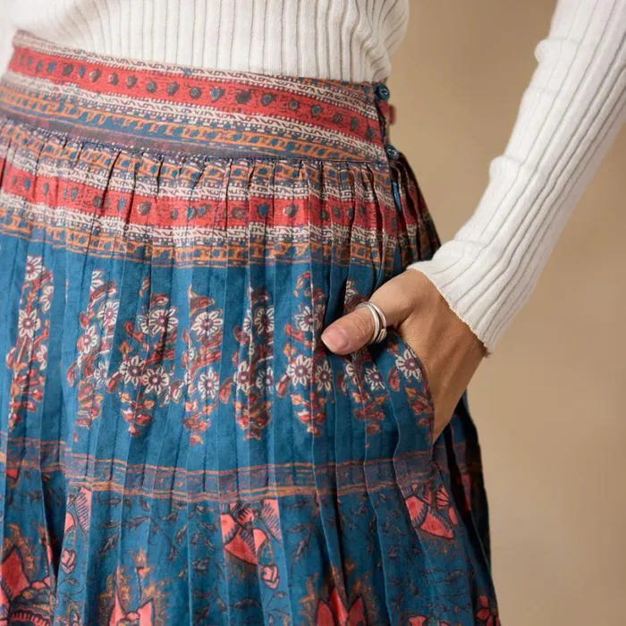 Women Flower Crowns Skirt Teal Sundance Catalog Skirts Women Flower Crowns Skirt Teal Sundance Catalog Skirts
