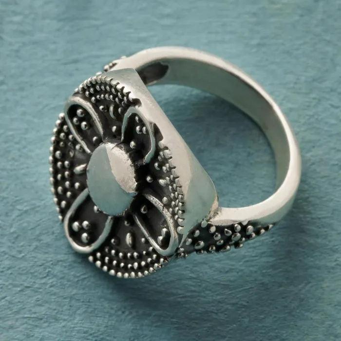 Women Flower Power Shield Ring Sundance Catalog Rings Women Flower Power Shield Ring Sundance Catalog Rings