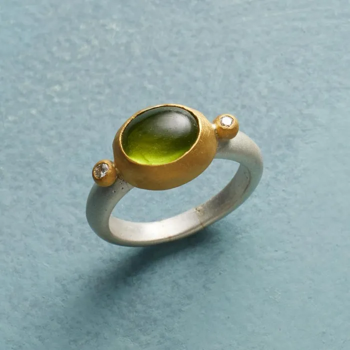 Women Garden Vista Peridot Ring Sundance Catalog Rings