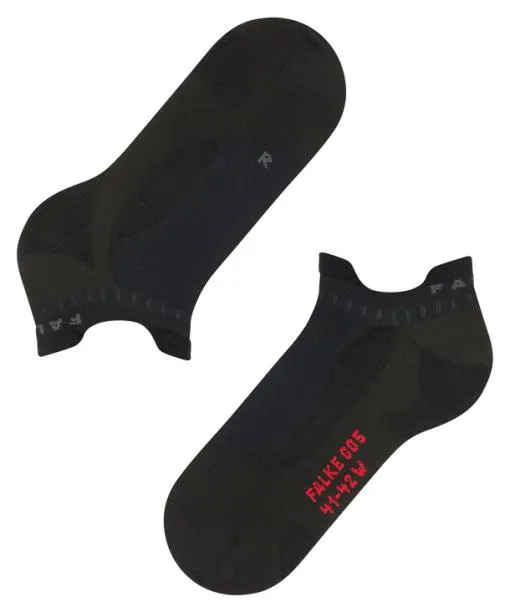 Women GO5 Invisible Women Golf No Show Socks Black FALKE Golf Socks