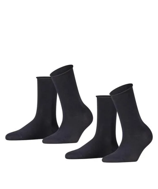 Women Happy 2Pack Women Socks Dark Navy FALKE Socks