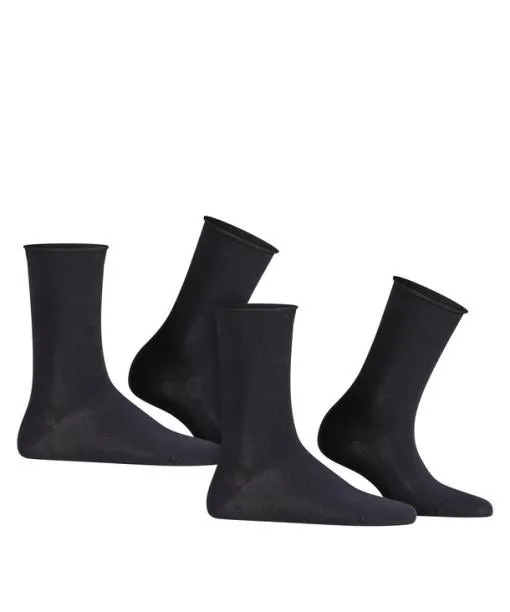 Women Happy 2Pack Women Socks Dark Navy FALKE Socks