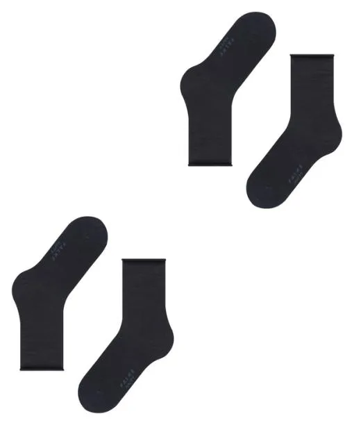 Women Happy 2Pack Women Socks Dark Navy FALKE Socks