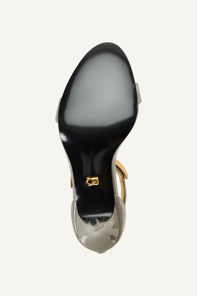 Women Heels And Wedges Donna Karan SABINA ANKLE STRAP SANDAL Cloud