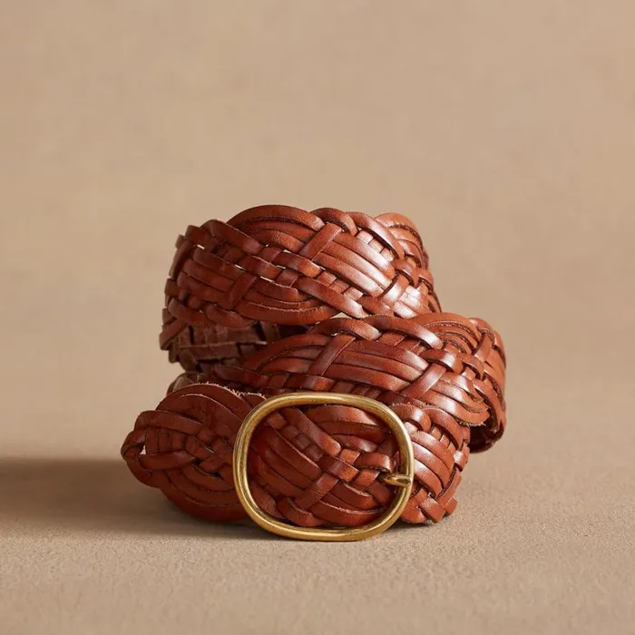 Women Huaraz Belt Cognac Sundance Catalog Belts