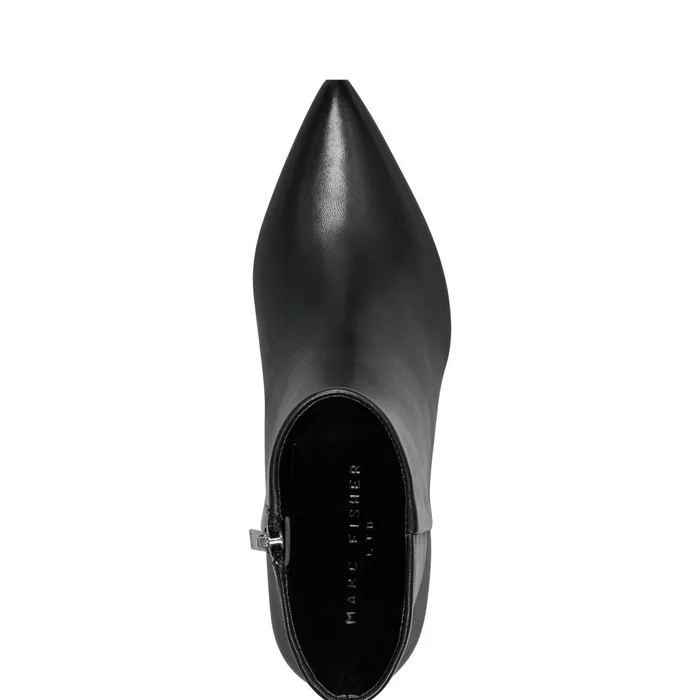Women Iggy Dress Bootie Black Leather Marc Fisher Booties