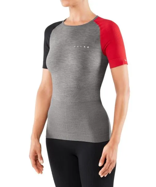 Women Impulse Running Women TShirt Roundneck Fume FALKE Short Sleeve Shirts