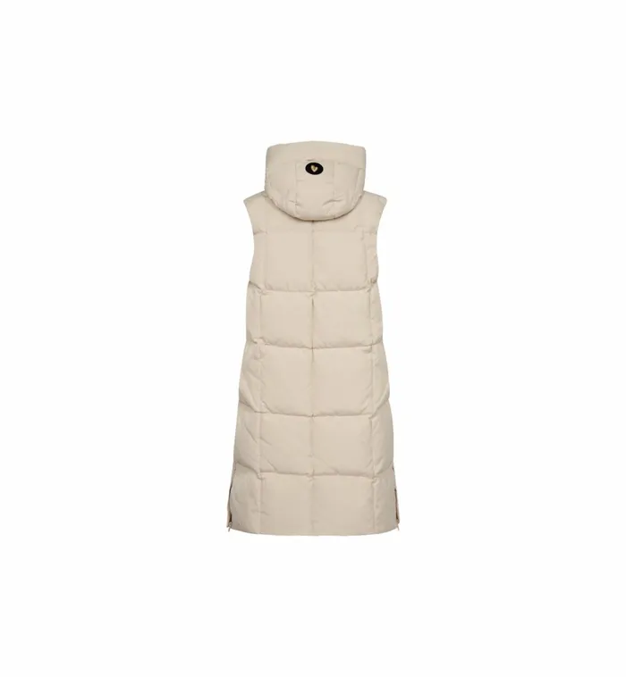 Women Jackets and Coats MOS MOSH MMNova Square Down Waistcoat Feather Gray