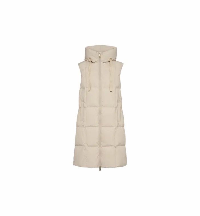 Women Jackets and Coats MOS MOSH MMNova Square Down Waistcoat Feather Gray