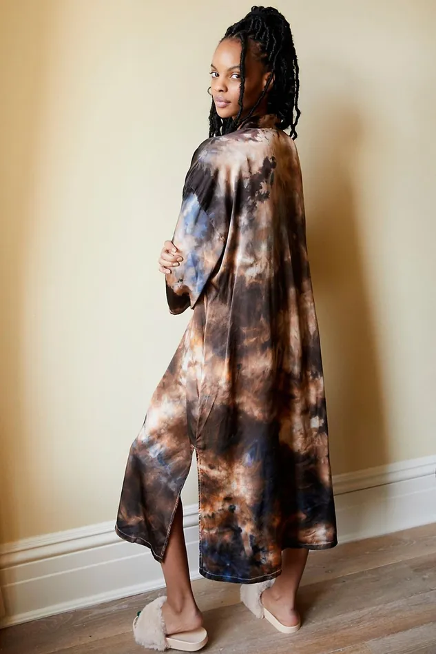 Women Jackets Free People Element Silk Kimono Venus Combo