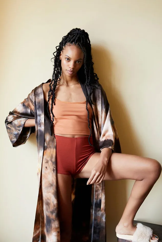 Women Jackets Free People Element Silk Kimono Venus Combo