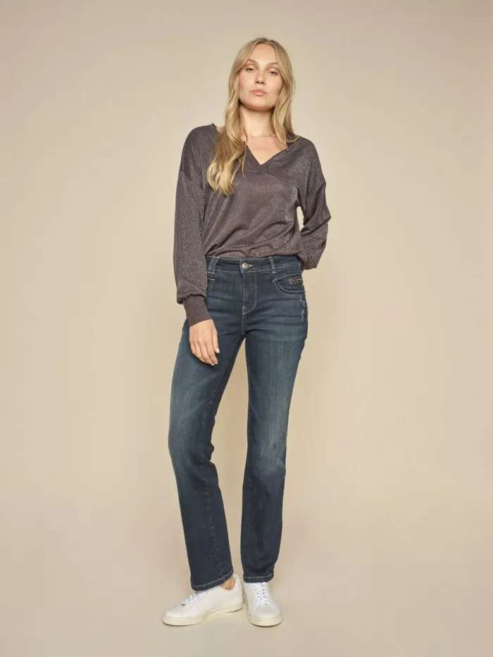 Women Jeans MOS MOSH MMCarla Naomi Rio Jeans Dark Blue
