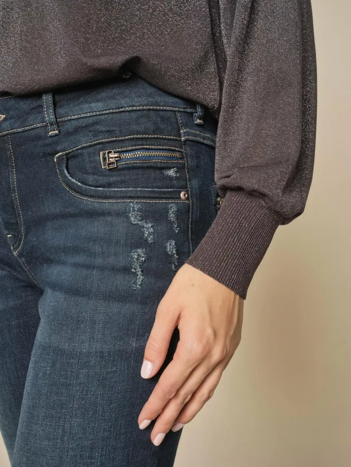 Women Jeans MOS MOSH MMCarla Naomi Rio Jeans Dark Blue