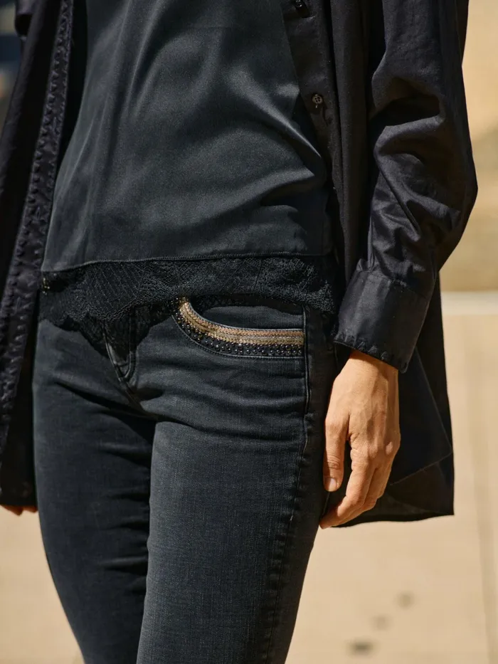 Women Jeans MOS MOSH MMNaomi Perla Jeans Black
