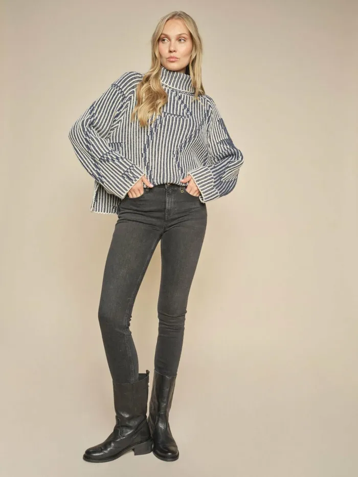 Women Jeans MOS MOSH MMVice Ledger Jeans Dark Grey