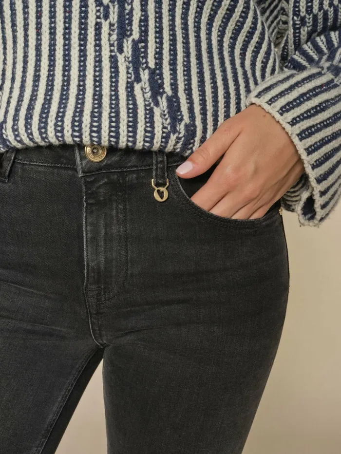 Women Jeans MOS MOSH MMVice Ledger Jeans Dark Grey
