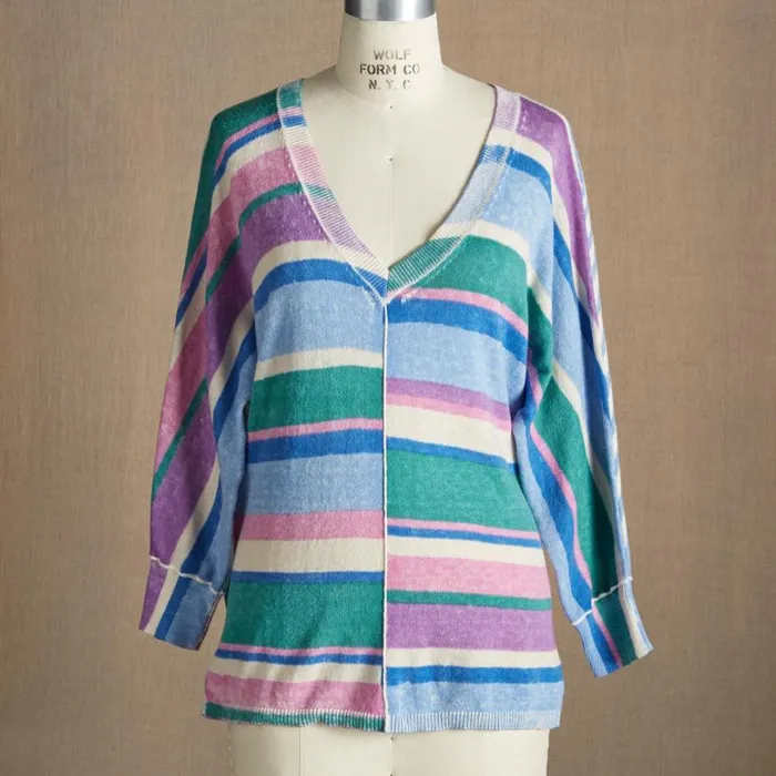 Women Johanna Striped Sweater Petite Multi Stripe Sundance Catalog Sweaters Women Johanna Striped Sweater Petite Multi Stripe Sundance Catalog Sweaters