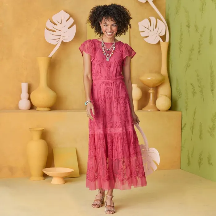 Women Josie Embroidered Dress Petite Rose Sundance Catalog Dresses and Jumpsuits Women Josie Embroidered Dress Petite Rose Sundance Catalog Dresses and Jumpsuits