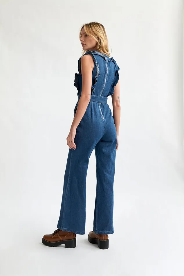 Women Jumpsuits Free People Alena Jumpsuit Indigo