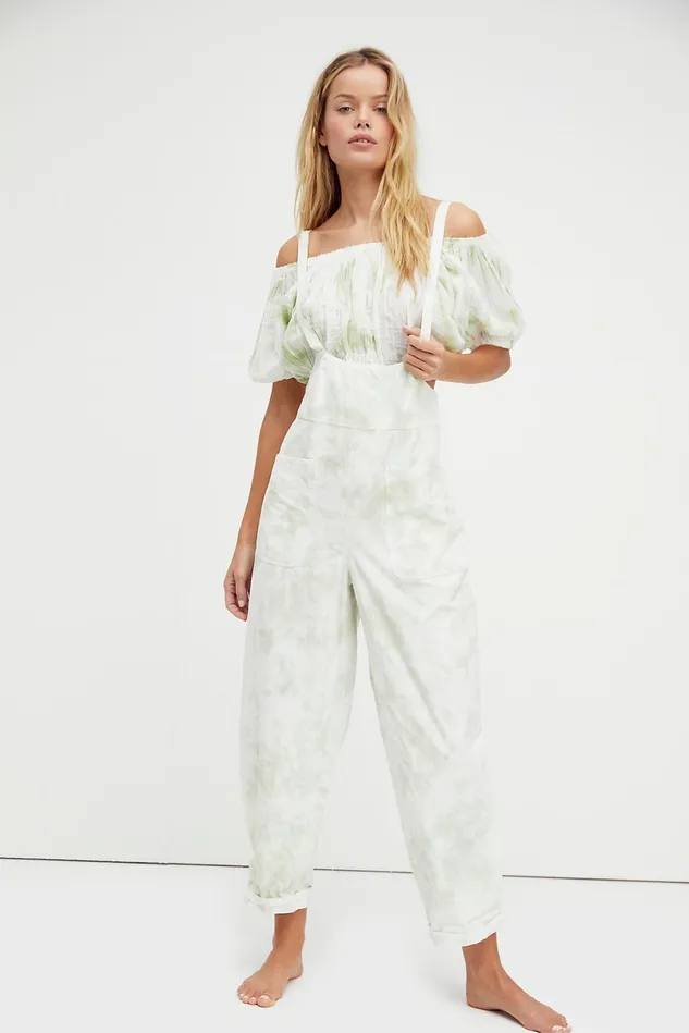 Women Jumpsuits Free People Stroll In Kyoto Set Succulent