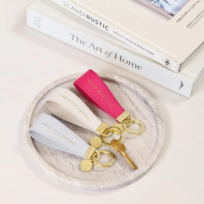 Women Keyrings Katie Loxton Fabulous Friend039 Sentiment Loop Keyring