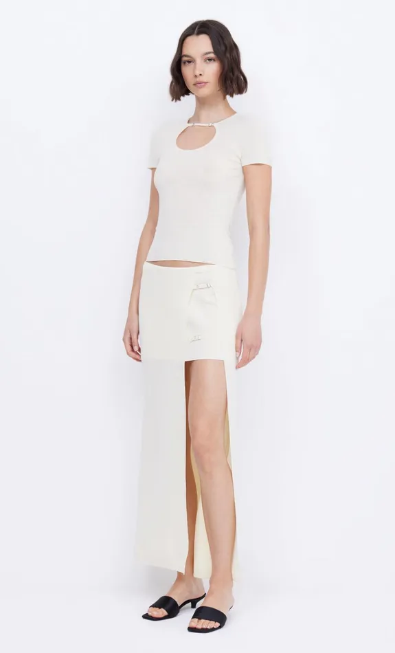 Women Knitwear Bec Bridge CASPIAN KNIT MAXI SKIRT Milk