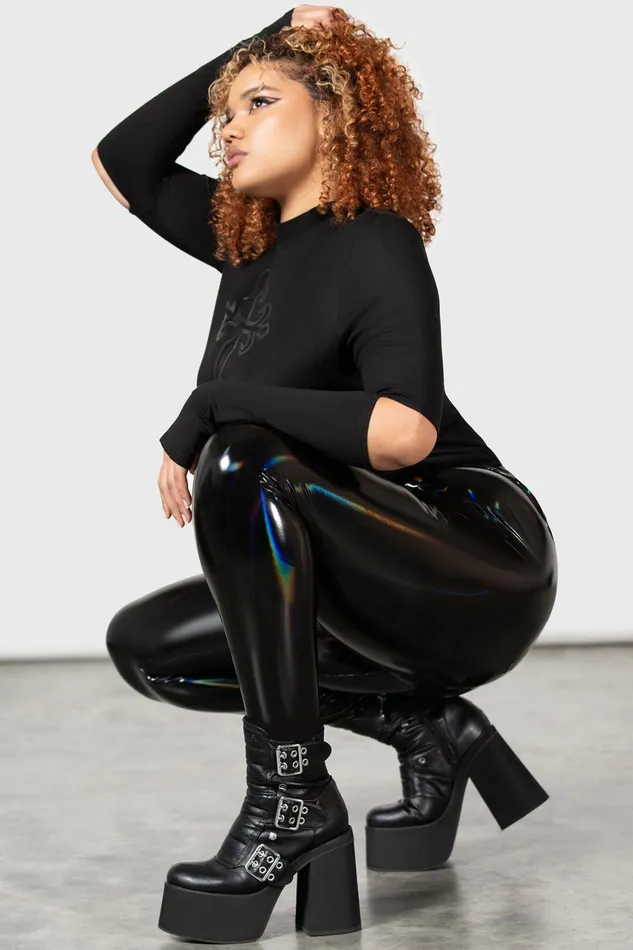 Women Leggings Killstar Darkwaves and Raves Leggings