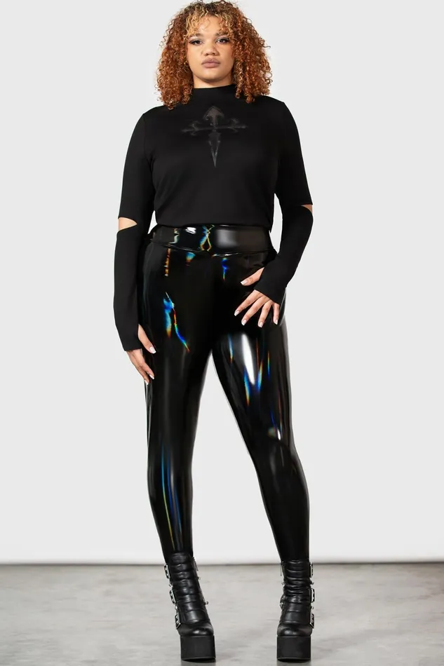 Women Leggings Killstar Darkwaves and Raves Leggings