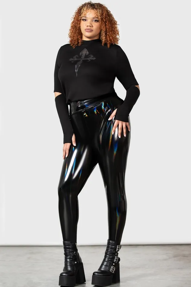 Women Leggings Killstar Darkwaves and Raves Leggings