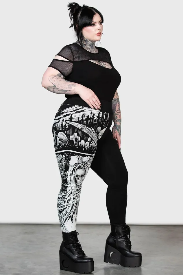 Women Leggings Killstar Horned God Leggings