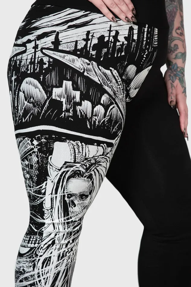 Women Leggings Killstar Horned God Leggings