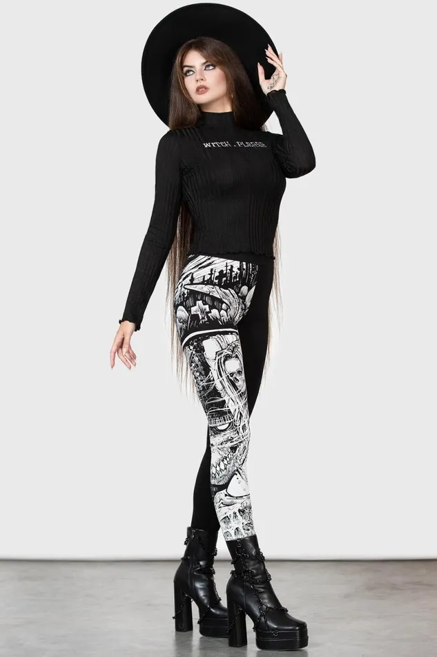 Women Leggings Killstar Horned God Leggings