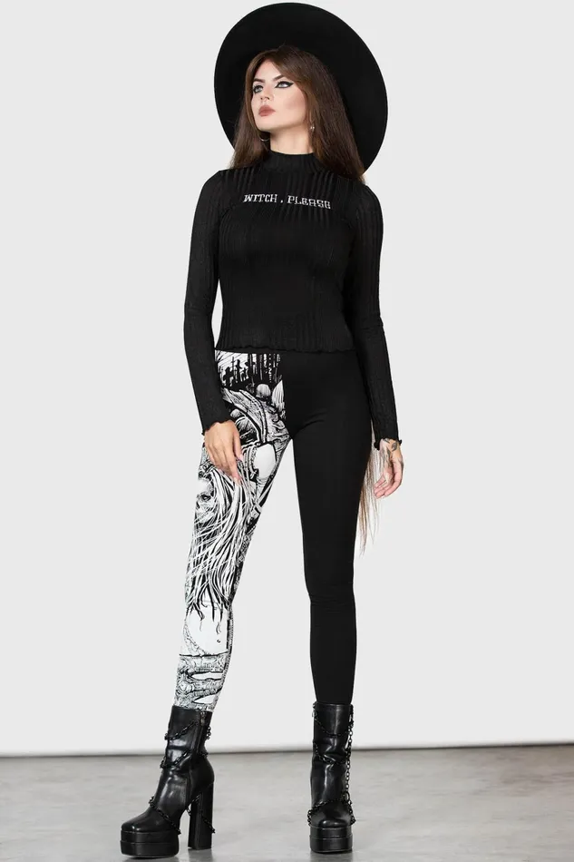 Women Leggings Killstar Horned God Leggings