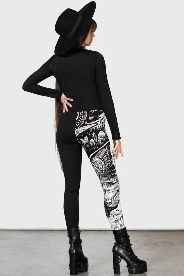 Women Leggings Killstar Horned God Leggings