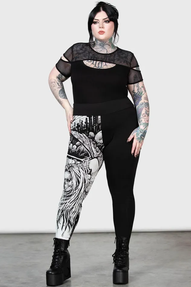 Women Leggings Killstar Horned God Leggings