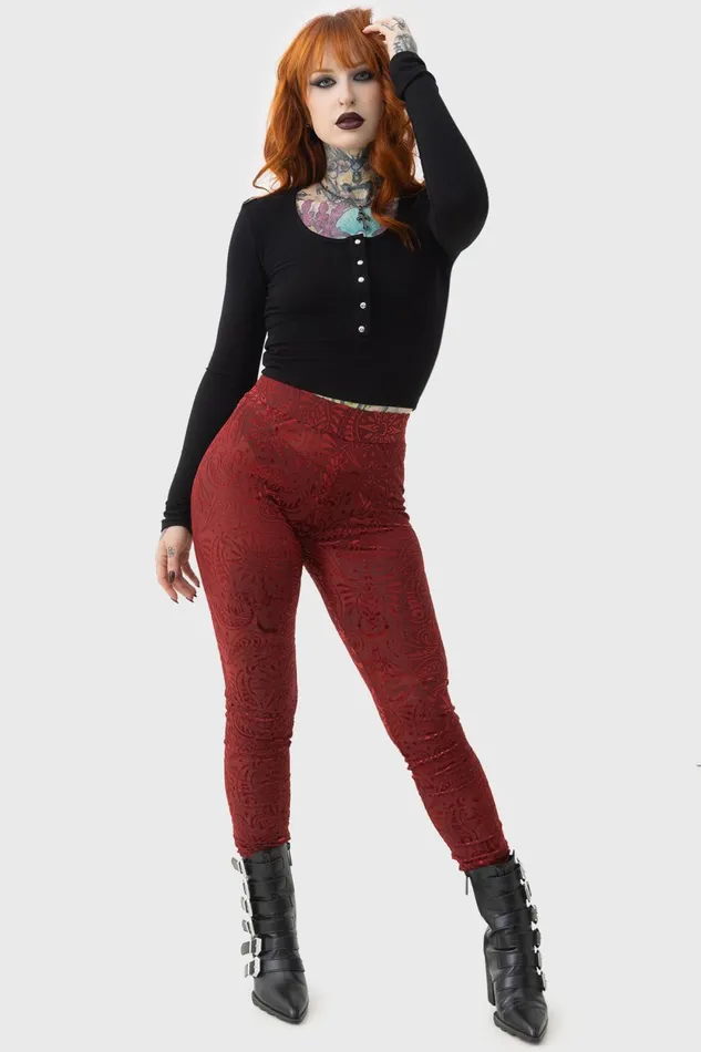Women Leggings Killstar Lepidoptera Leggings