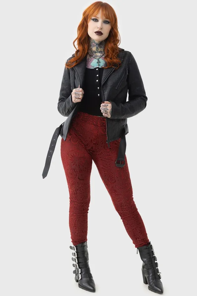Women Leggings Killstar Lepidoptera Leggings