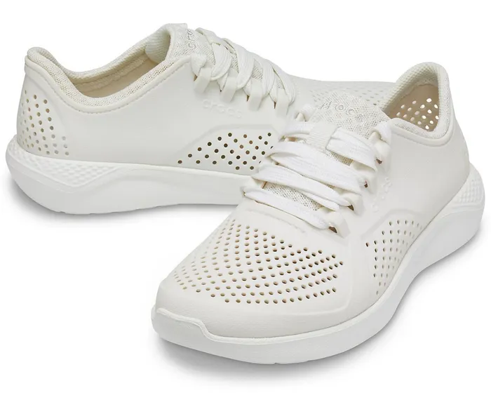 Women LiteRide Pacer Almost White Crocs Sneakers