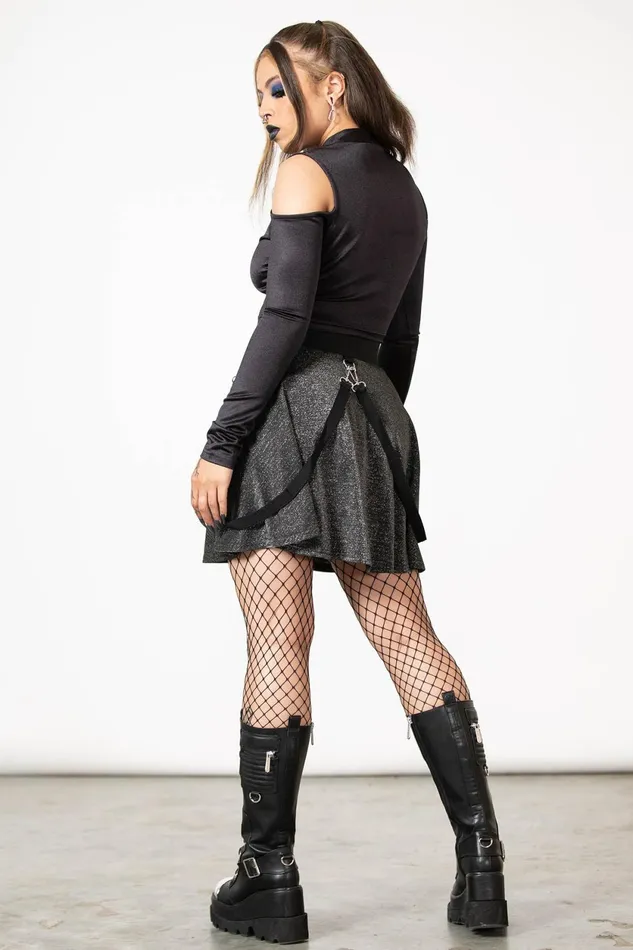 Women Long Sleeves Killstar Knavery Top