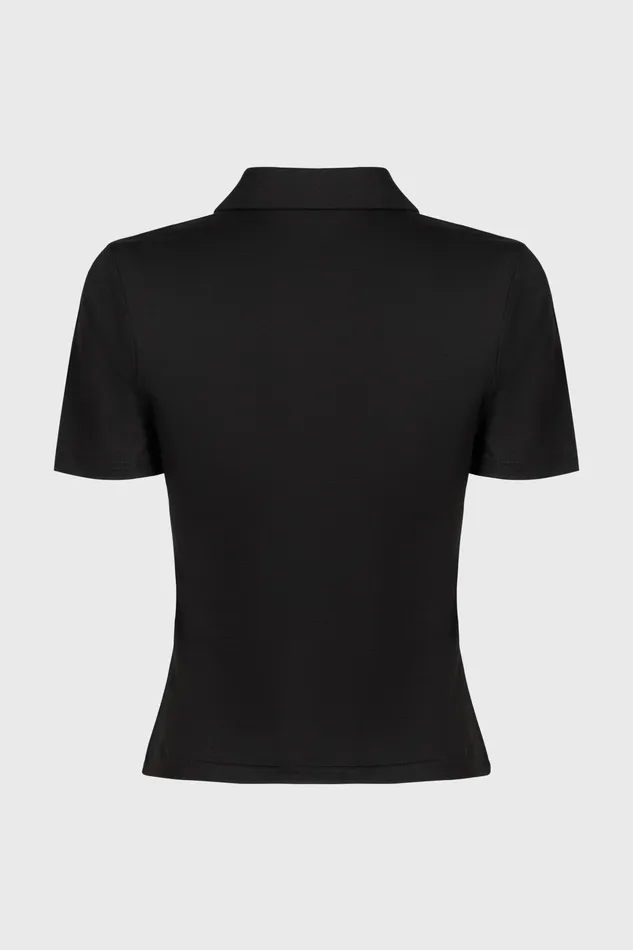 Women Long Sleeves Killstar Lil Vampurr Collar Top