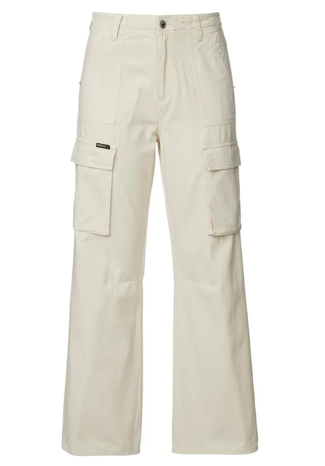Women Low Rise Straight Gia Beige Cargo Pants Turtledove Buffalo David Bitton Pants