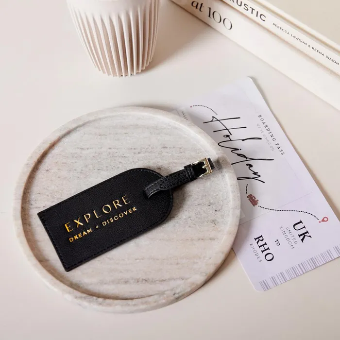 Women Luggage Tags Katie Loxton Sentiment Luggage Tag 8211 Explore Dream Discover 8211 Black Women Luggage Tags Katie Loxton Sentiment Luggage Tag 8211 Explore Dream Discover 8211 Black