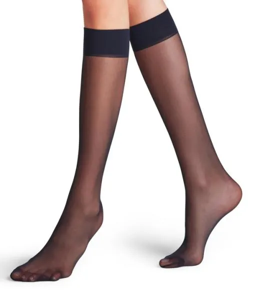 Women Matt Deluxe 20 DEN Women Kneehigh Socks Marine FALKE Fullyfashioned Stockings Women Matt Deluxe 20 DEN Women Kneehigh Socks Marine FALKE Fullyfashioned Stockings