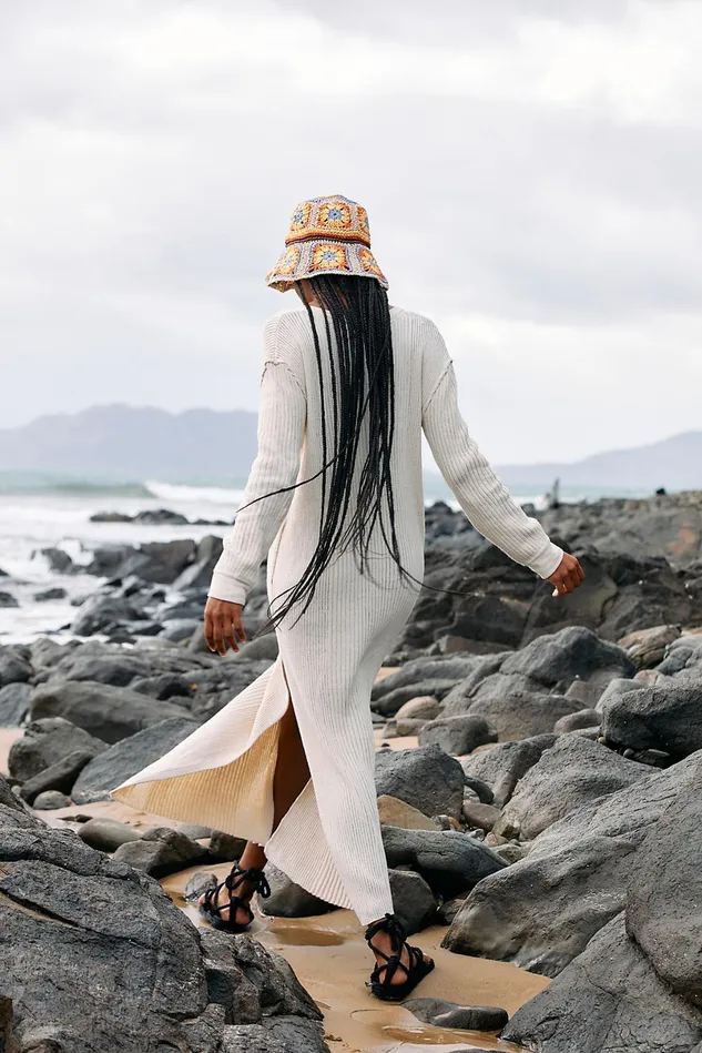 Women Maxi Dresses Free People Free Fall Sweater Maxi Dress Akoya Polish