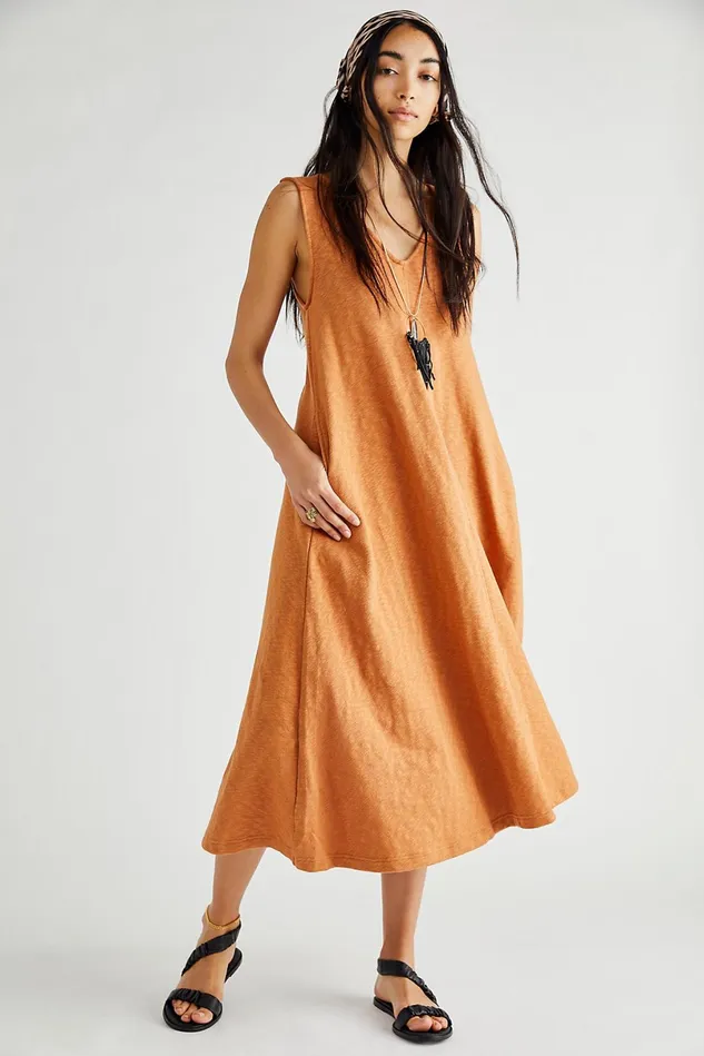 Women Maxi Dresses Free People Sun Beam Maxi Dress Terra
